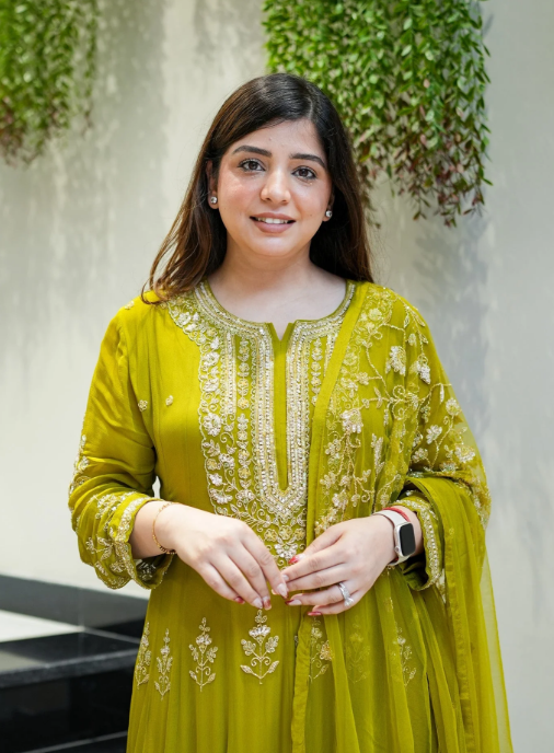 Reva Hand Embroidered Anarkali Set